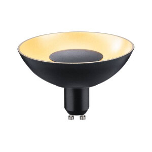 LED Reflektor 3-Step-Dim GU10 230V 170lm 4,9W 1900K dimmbar Schwarz Gold