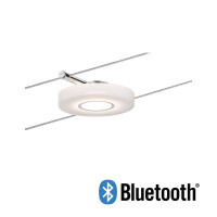 LED Seilsystem Smart Home Bluetooth DiscLED I Einzelspot 200lm 4,4W Tunable White dimmbar 12V Satin