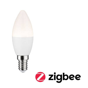 Smart Home Zigbee Standard 230V LED Kerze E14 400lm 5W 2700K dimmbar Matt