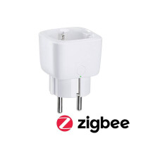 Zwischenstecker Smart Home Zigbee Smart Plug für Euro- und Schuko-Stecker Weiß