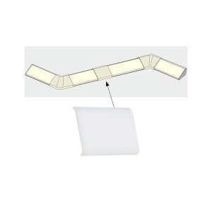 LED Strip Profil Delta Verbinder Cover 4er Pack Satin