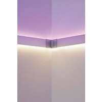 LED Strip Profil Duo Verbinder Inside Corner 2er Pack Alu matt