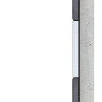 LumiTiles LED Fliesen Square 2er-Set IP44 100x10mm 2x20lm 230/12V 2x0,8W 2700K Weiß Kunststoff Aluminium