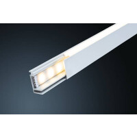 LumiTiles LED Strip Aufbauprofil Top 2m Alu eloxiert Satin