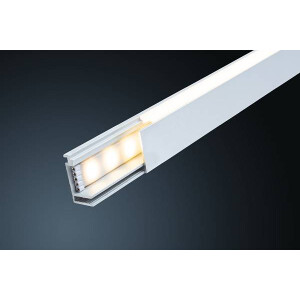 LumiTiles LED Strip Aufbauprofil Top 1m Alu eloxiert Satin