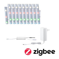MaxLED 250 LED Strip Smart Home Zigbee RGBW beschichtet Basisset 3m IP44 15W 600lm 30LEDs/m RGBW+ 36VA