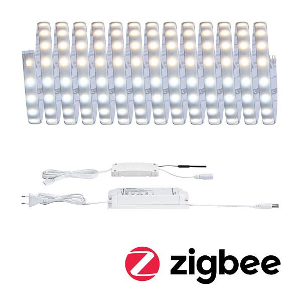 MaxLED 500 LED Strip Smart Home Zigbee Tunable White beschichtet Basisset 5m IP44 26W 2750lm 60LEDs/m Tunable White 50VA