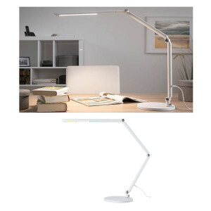 LED Schreibtischleuchte 3-Step-Dim FlexBar White Switch 700lm 9,5W Weiß