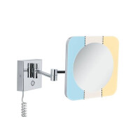 HomeSpa LED Kosmetikspiegel Jora IP44 White Switch 60lm 230V 3,3W Chrom Weiß Spiegel