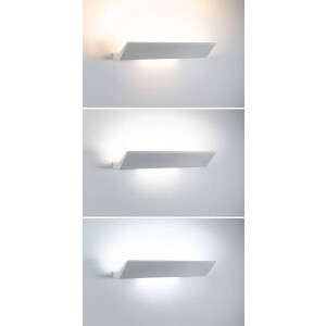 LED Wandleuchte Smart Home Zigbee Ranva Tunable White 1.400lm / 210lm 230V 13W dimmbar Weiß matt