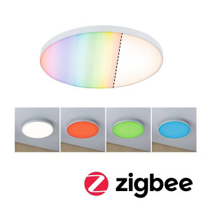 LED Panel Smart Home Zigbee Velora rund 400mm RGBW...