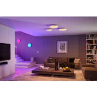 LED Panel Smart Home Zigbee Velora rund 400mm RGBW Weiß dimmbar