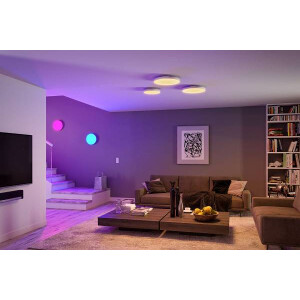 LED Panel Smart Home Zigbee Velora rund 300mm RGBW Weiß dimmbar