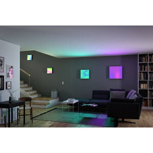LED Panel Velora Rainbow dynamicRGBW eckig 295x295mm 3000 - 6500K Weiß dimmbar