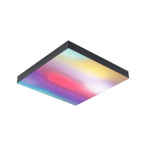 LED Panel Velora Rainbow dynamicRGBW eckig 295x295mm 3000 - 6500K Schwarz dimmbar