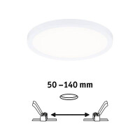 VariFit LED Einbaupanel Areo IP44 rund 175mm 4000K Weiß