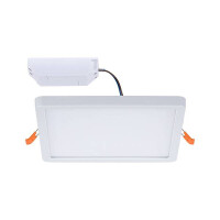 VariFit LED Einbaupanel Dim to Warm Areo IP44 eckig 175x175mm 3000K Weiß