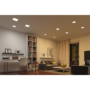 VariFit LED Einbaupanel Smart Home Zigbee Areo IP44 eckig 230x230mm Tunable White Weiß dimmbar