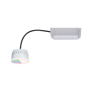 LED Modul Einbauleuchte Smart Home Zigbee RGBW Coin rund 50mm Coin 5,2W 400lm 230V dimmbar RGBW Satin