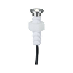 Plug & Shine LED Bodeneinbauleuchte MicroPen II Erweiterungsset IP67 3000K 5x0,2W Silber