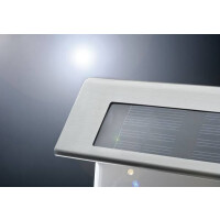 Solar LED Hausnummernleuchte Special Line IP44 3000K Edelstahl Weiß