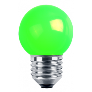 LED Deko MiniGlobe 1W E27 grün