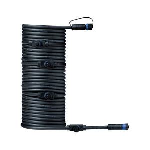 Plug & Shine Kabel 10m 5 Ausgänge IP68 Schwarz