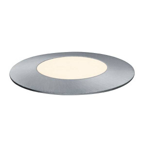 Plug & Shine LED Bodeneinbauleuchte Floor Mini Einzelspot IP67 3000K 2,5W Silber