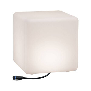 Plug & Shine LED Lichtobjekt Cube IP67 3000K 6,5W Weiß