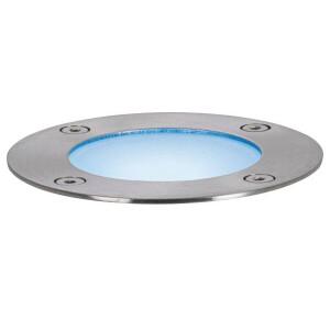 Plug & Shine LED Bodeneinbauleuchte Smart Home Zigbee RGBW Einzelspot IP65 RGBW 3,6W Silber