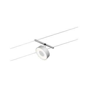 CorDuo LED Seilsystem Circle Einzelspot 180lm 5W 3000K 12V Chrom matt Chrom