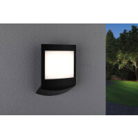 LED Außenwandleuchte Smart Home Zigbee Padea Dämmerungssensor insektenfreundlich
 IP44 198x71mm Tunable Warm 8,2W 550lm 230V Anthrazit Kunststoff