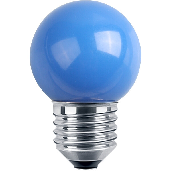 LED Deko MiniGlobe 1W E27 blau