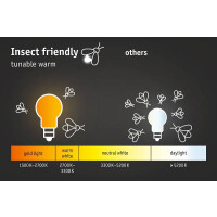 LED Pollerleuchte Smart Home Zigbee Padea Dämmerungssensor insektenfreundlich
 IP44 847mm Tunable Warm 8,5W 700lm 230V Anthrazit Kunststoff