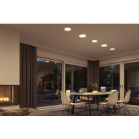 VariFit LED Einbaupanel Smart Home Zigbee Veluna IP44 rund 185mm Tunable White Satin dimmbar