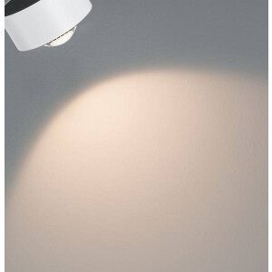 URail LED Schienenspot Aldan Einzelspot 498lm 8W 2700K dimmbar 230V Weiß Schwarz