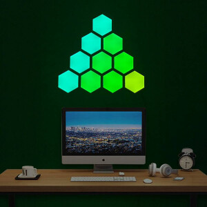 LED Smart Hexagon Panel 9er Set