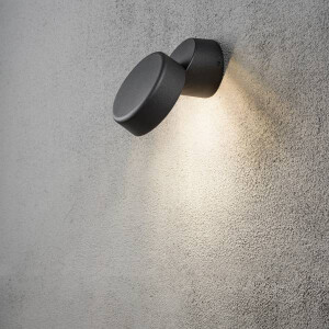 Vicenza Wandleuchte lackiertes Aluminium schwarz LED 4W