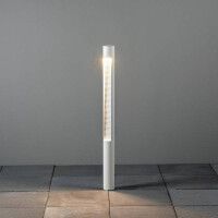 Udine LED Wegeleuchte weiß, 12W, Glas