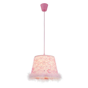 Tarso H&auml;ngeleuchte Kunststoff Pink, 1X E27