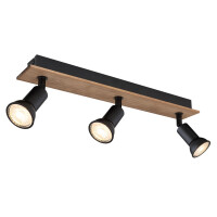 Drew Strahler Holz Dunkelbraun, 3X Gu10 gallery