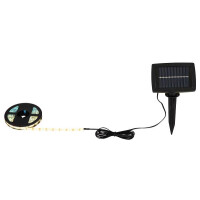 Solar-Lichterkette Kunststoff Schwarz, 180Xled Solar-Lichterkette Kunststoff Schwarz Matt, 180X Led