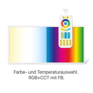 LED RGB Panel 119,5 x 59,5 cm inkl Fernbedienung