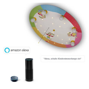 Deckenleuchte Rainbow Rabbit &quot;Amazon Alexa...