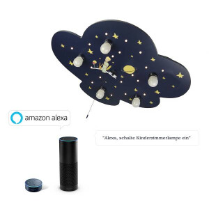 Deckenleuchte Wolke XXL, Kleiner Prinz "Amazon Alexa...
