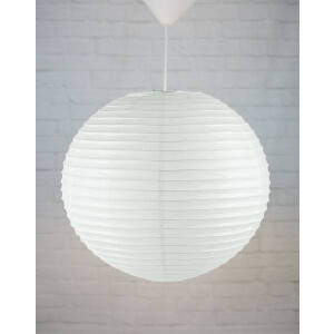 Papierballon natur/weiß