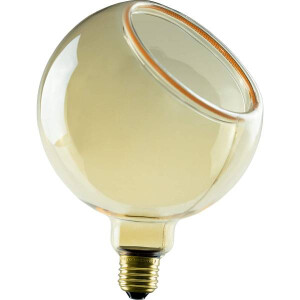 E27 LED Floating Globe 150 gold - 45° warmweiß