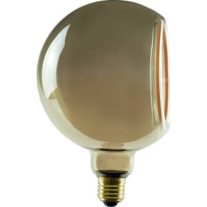 E27 LED Floating Globe 150 smokey grau - 90° warmweiß