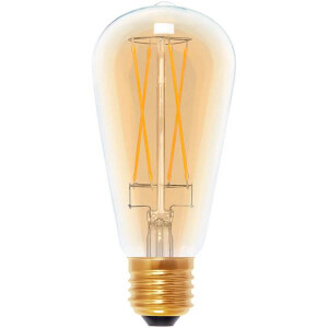 E27 LED Rustika Long Style gold warmweiß