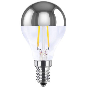 E14 LED Tropfenlampe Spiegelkopf warmwei&szlig;